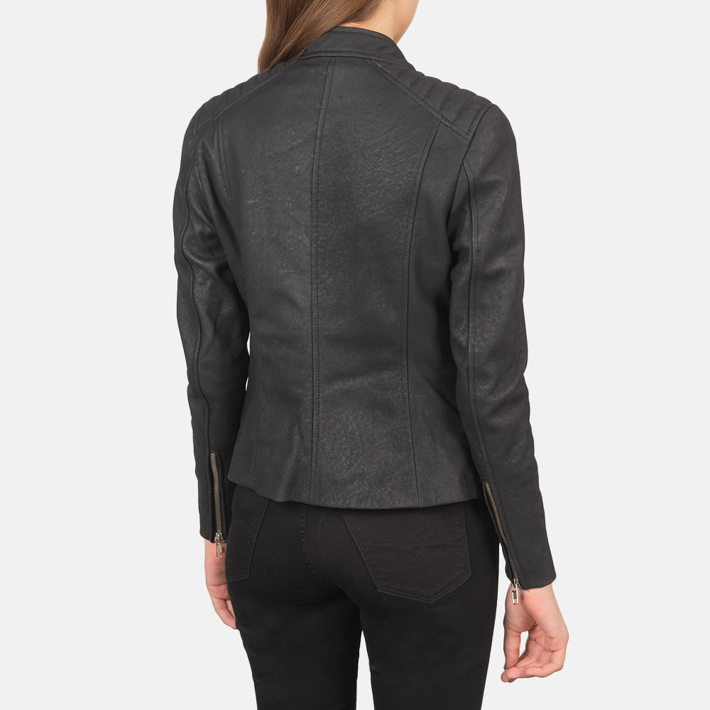 Kelsee Biker Leather Jacket