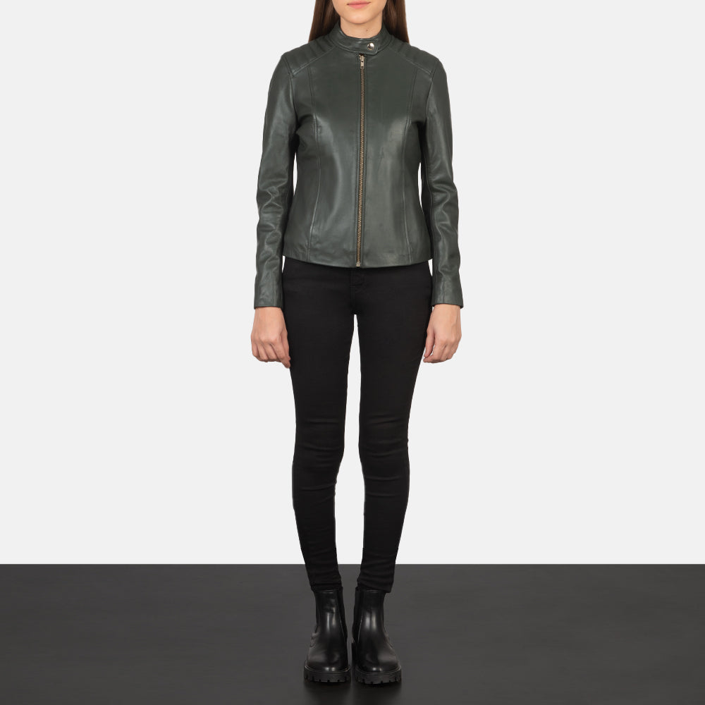 Kelsee Biker Leather Jacket