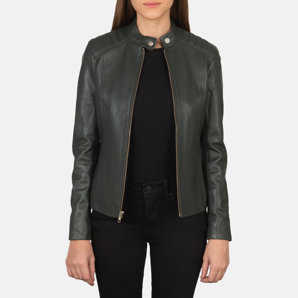 Kelsee Biker Leather Jacket