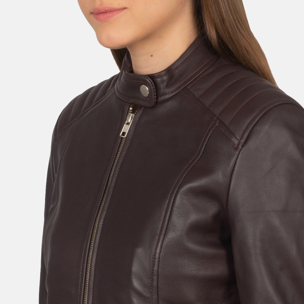 Kelsee Biker Leather Jacket