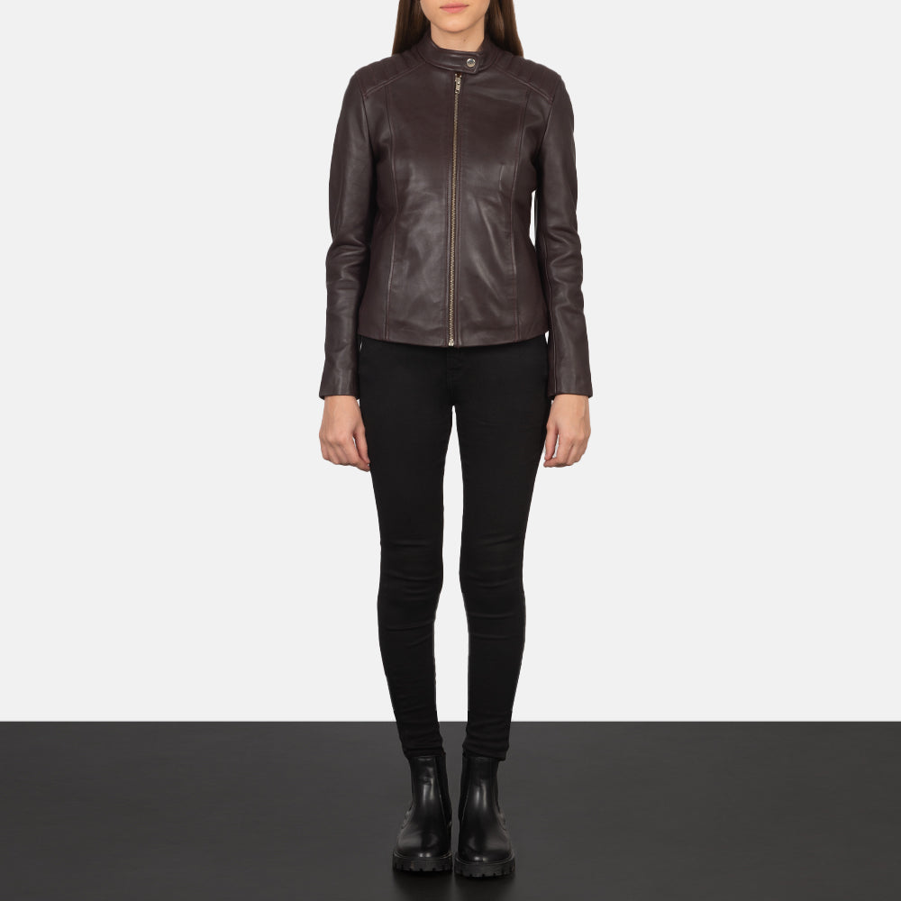 Kelsee Biker Leather Jacket