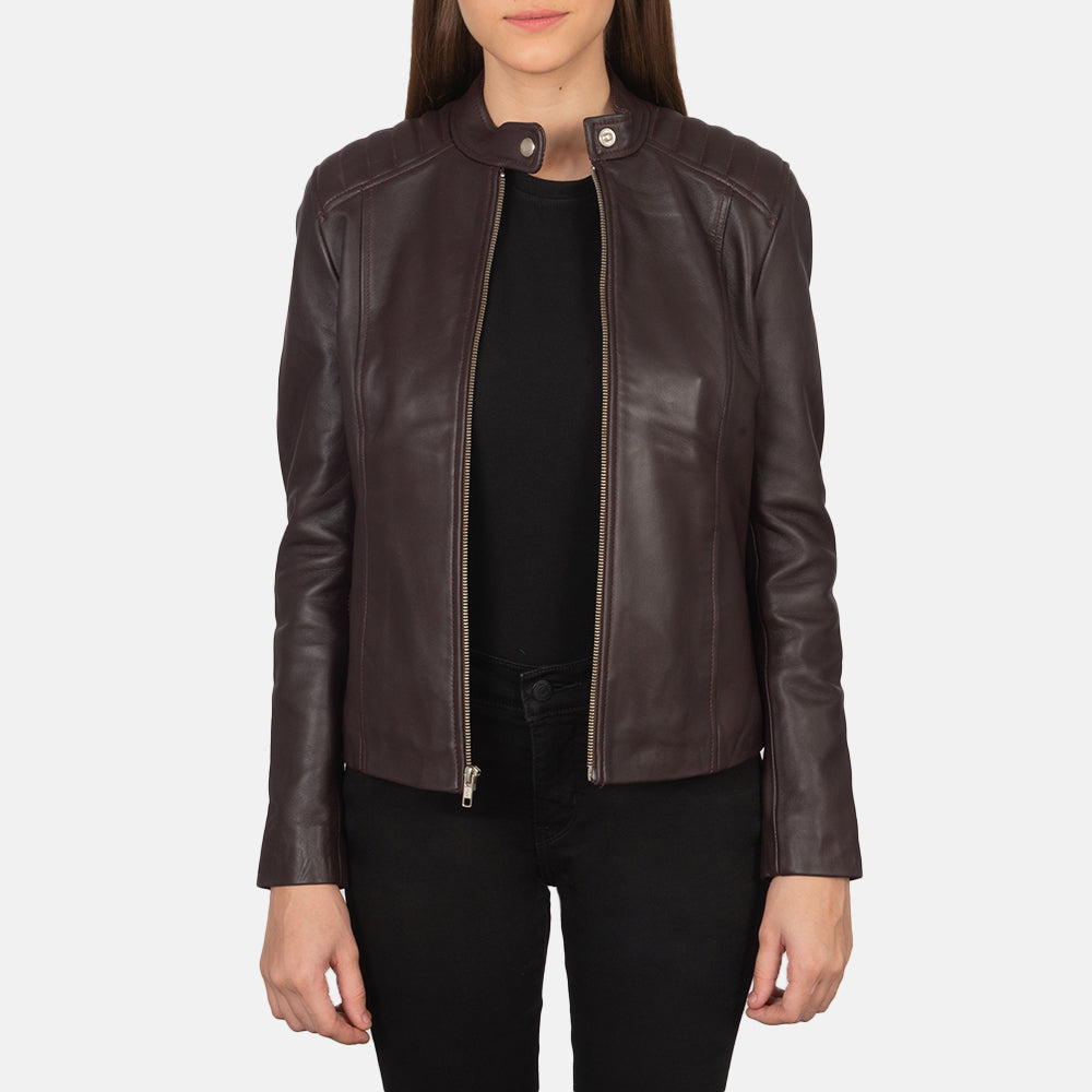 Kelsee Biker Leather Jacket