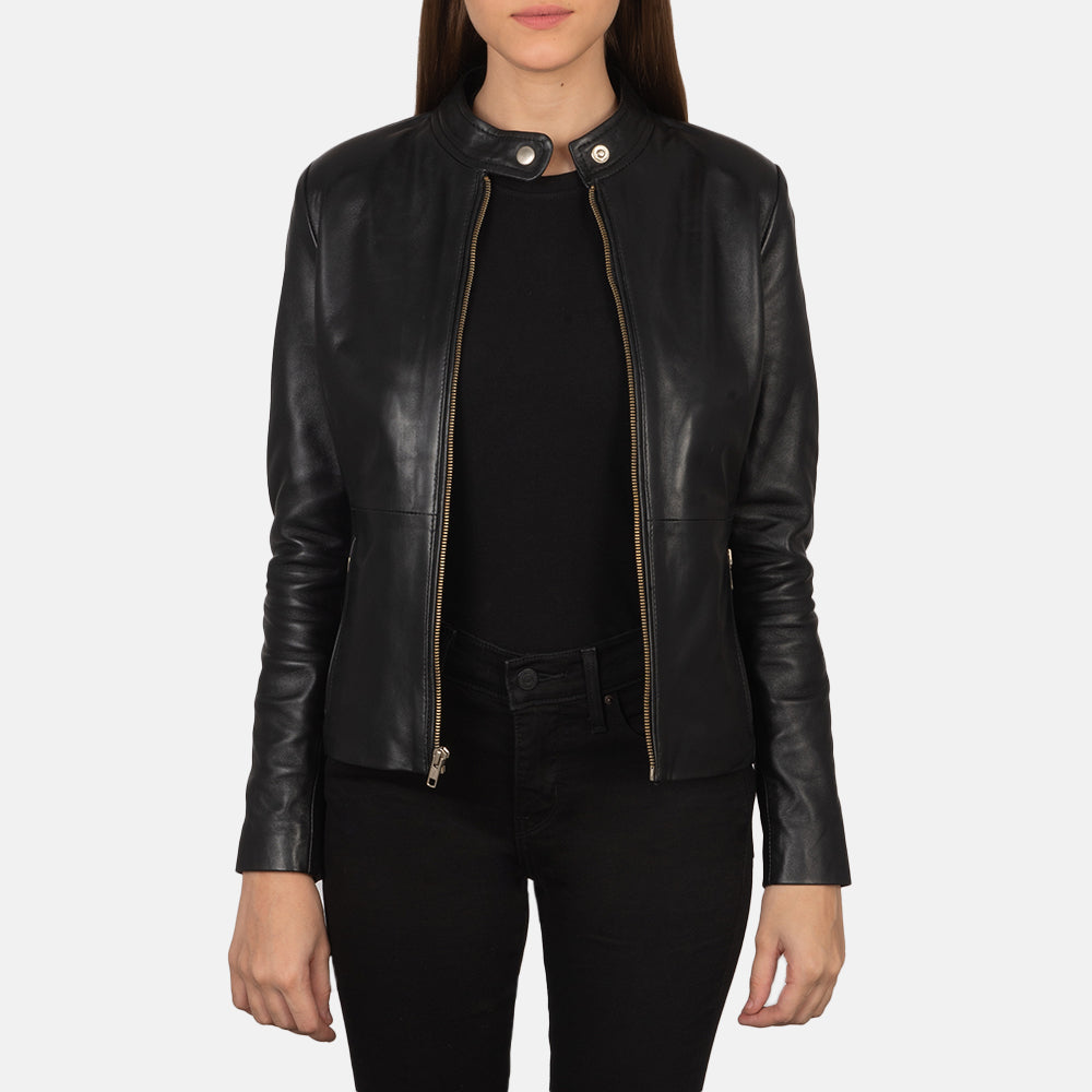 Rave Leather Biker Jacket