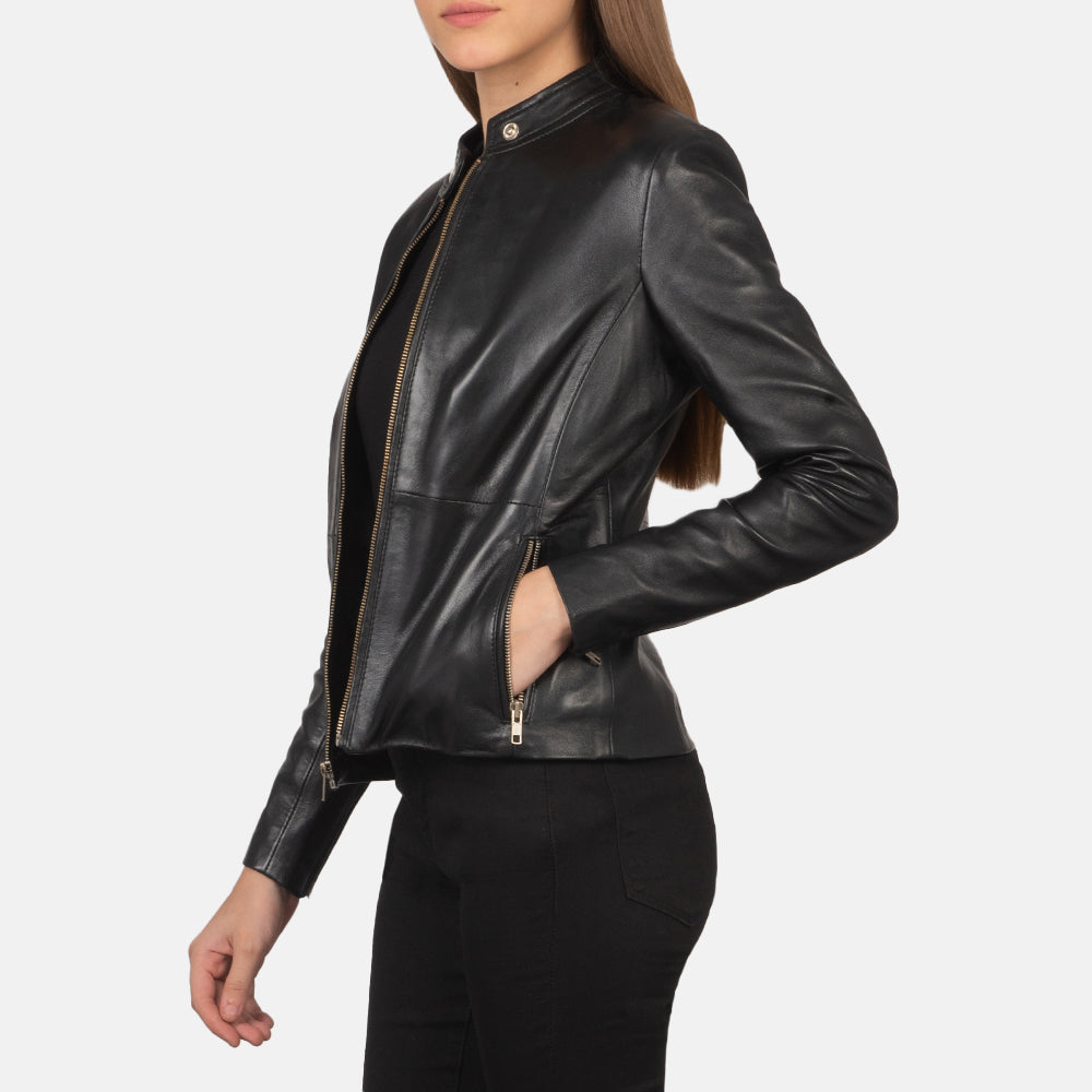 Rave Leather Biker Jacket