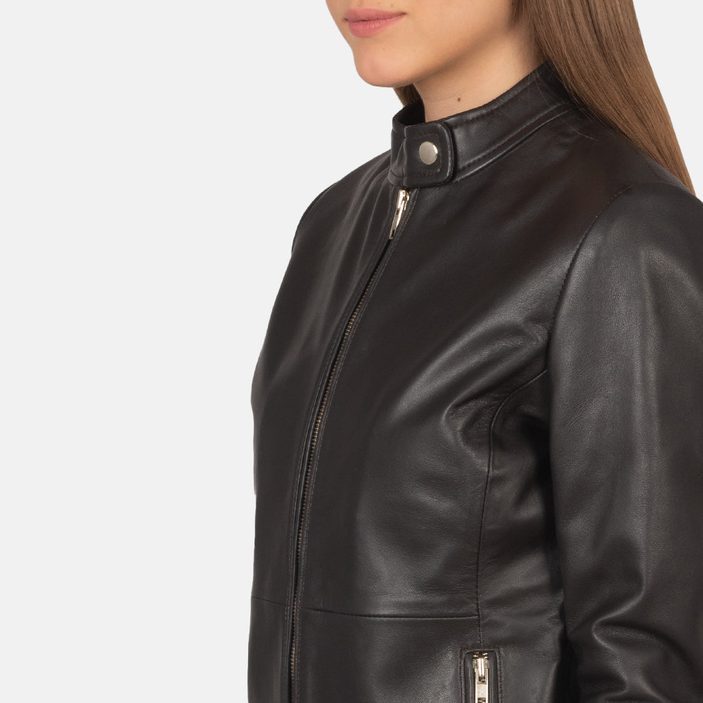 Rave Leather Biker Jacket