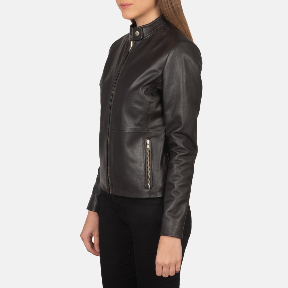 Rave Leather Biker Jacket