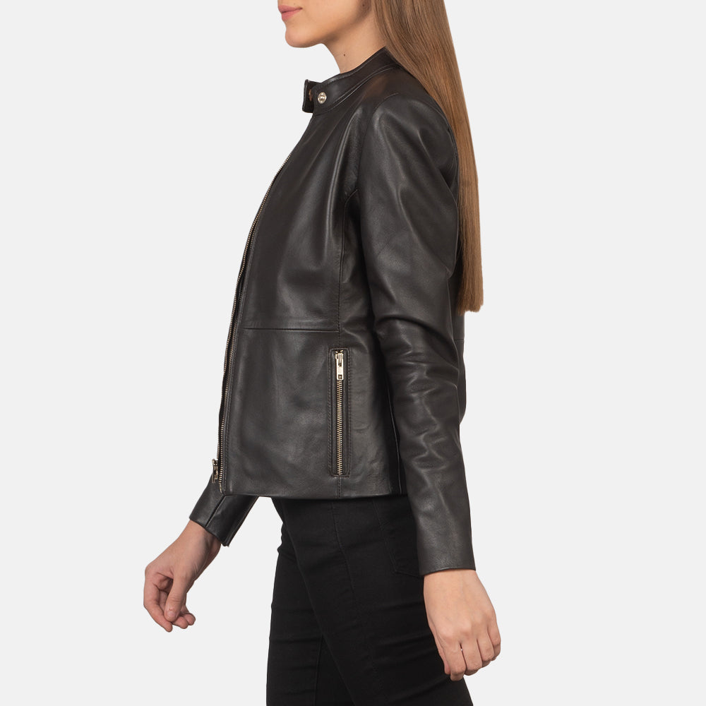 Rave Leather Biker Jacket