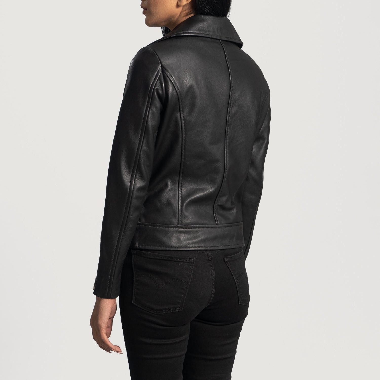 Rumy Leather Biker Jacket