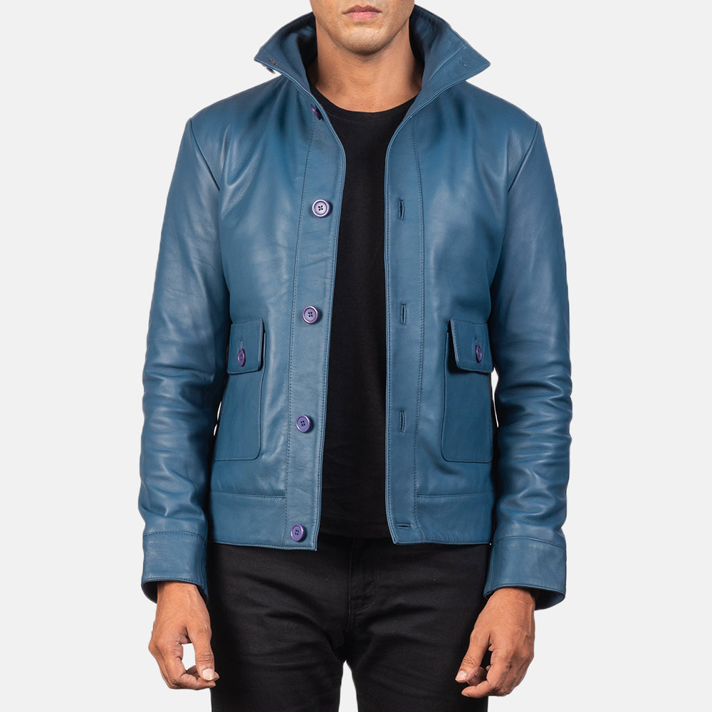 Columbus Leather Bomber Jacket
