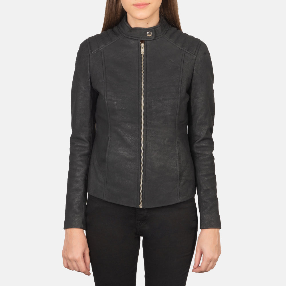 Kelsee Biker Leather Jacket