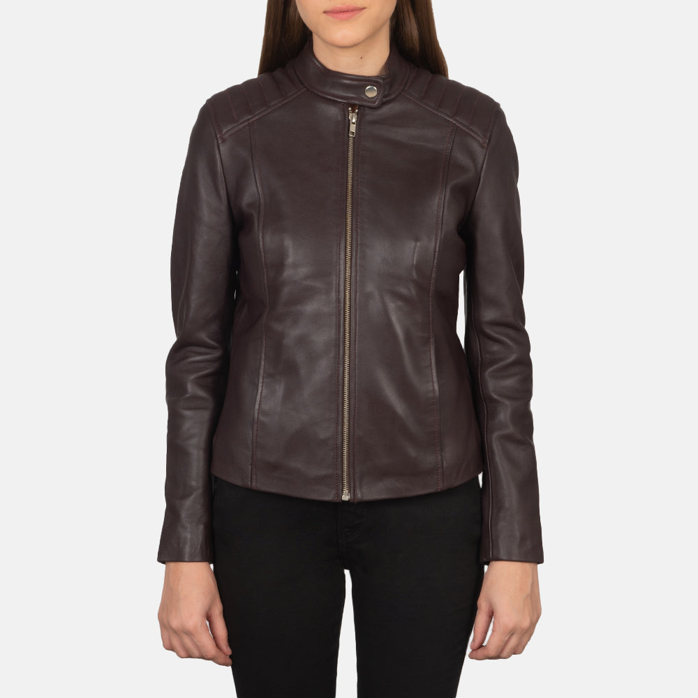 Kelsee Biker Leather Jacket