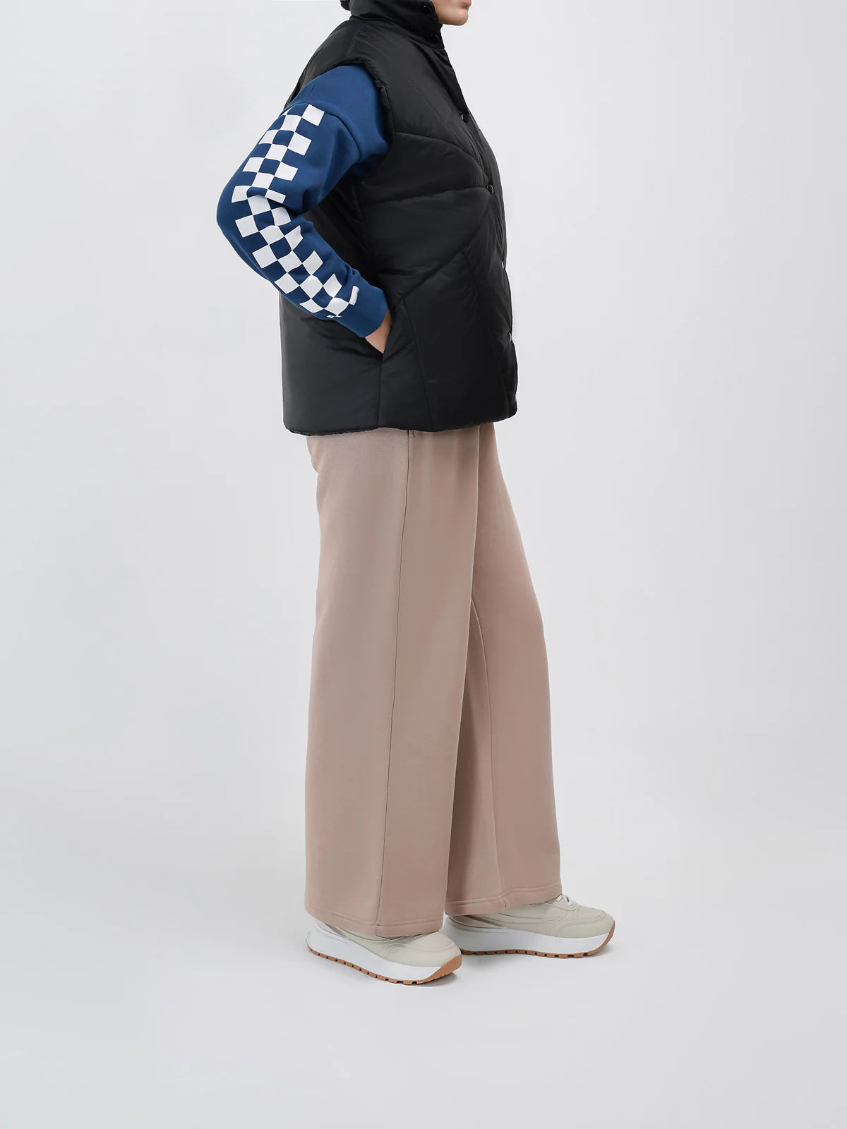 Zipper Casual Puffer Jacket For Women