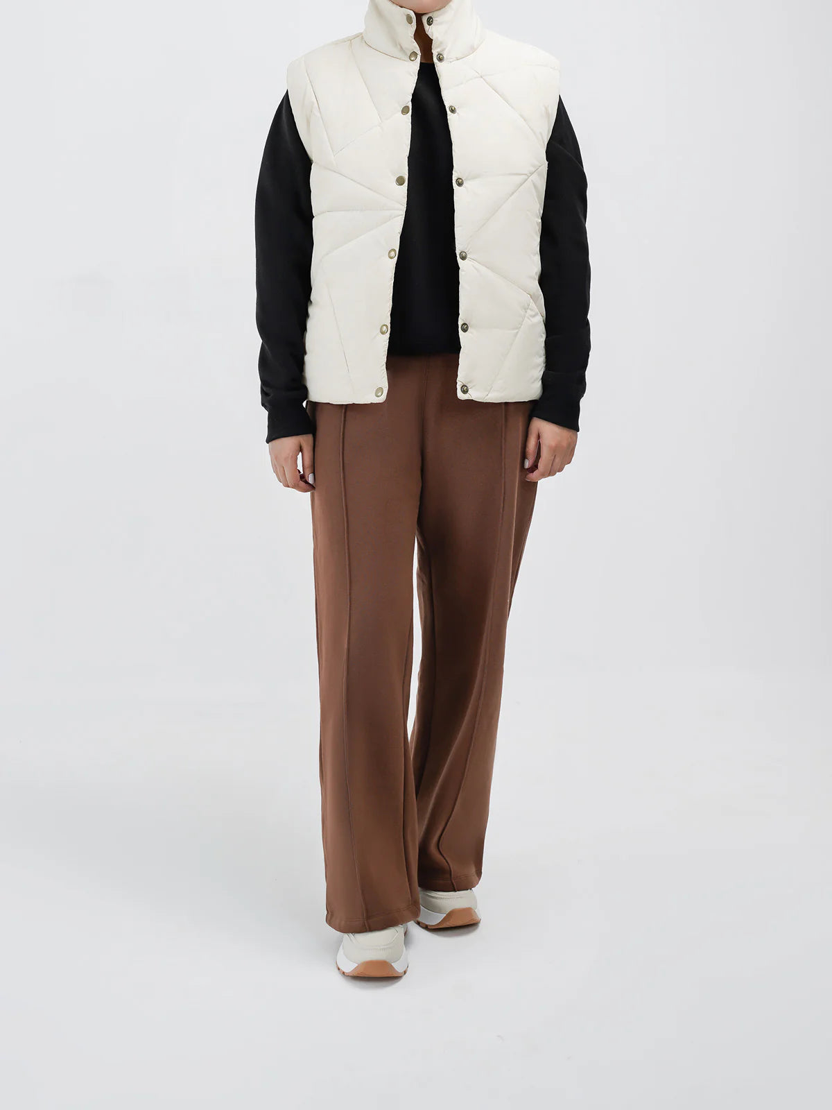 Stylish Polyester Puffer Jacket For Women