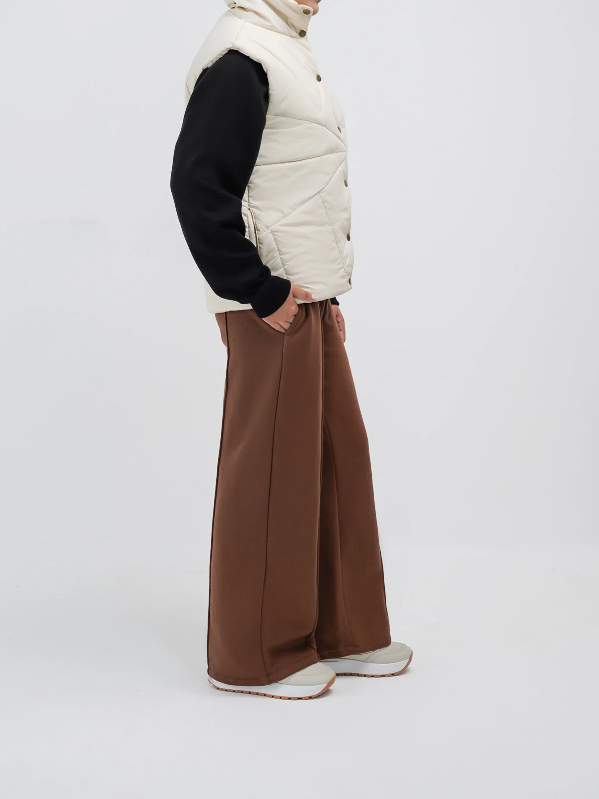 Stylish Polyester Puffer Jacket For Women