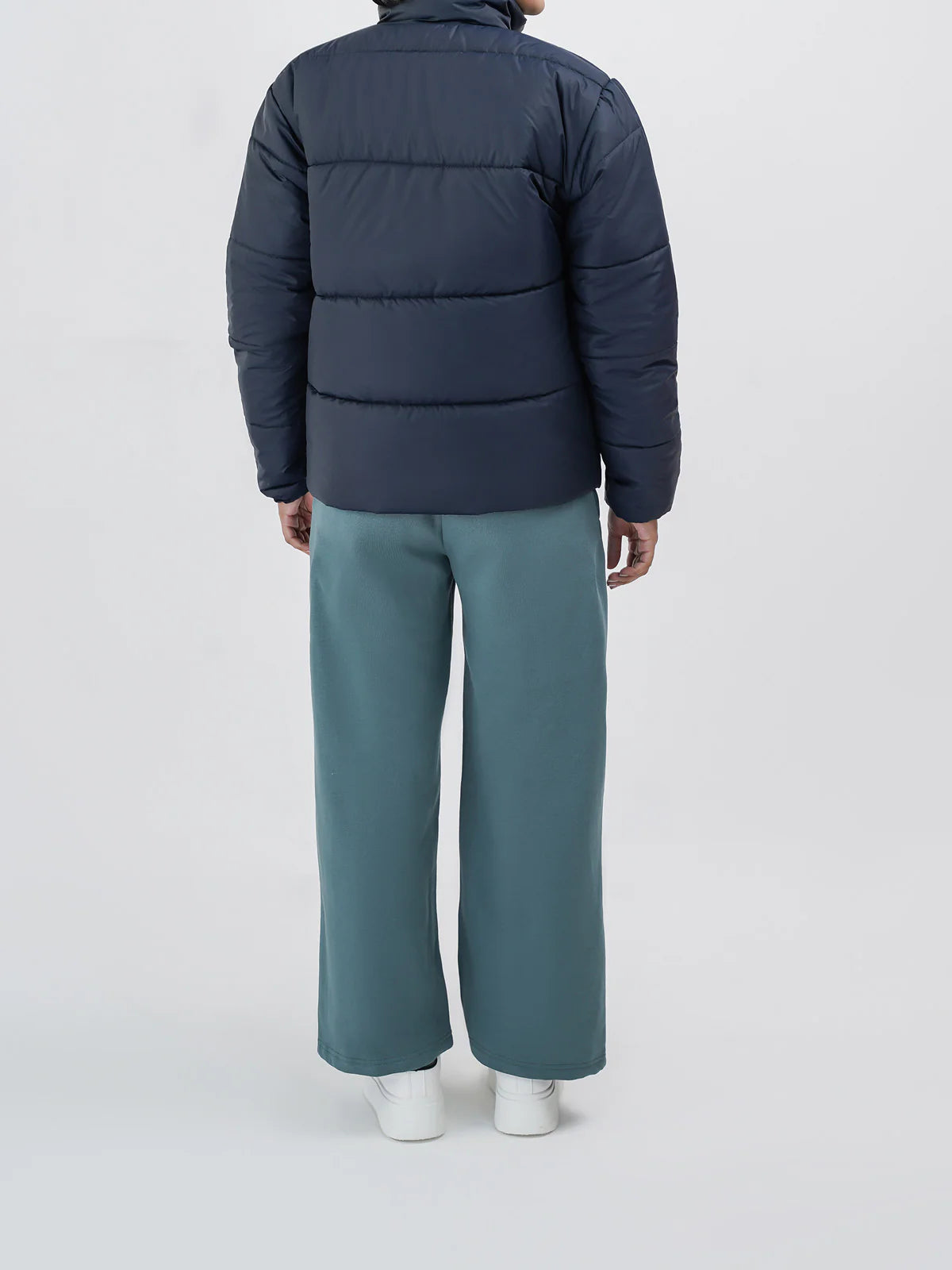 Zipper Warm Puffer Jacket For Women