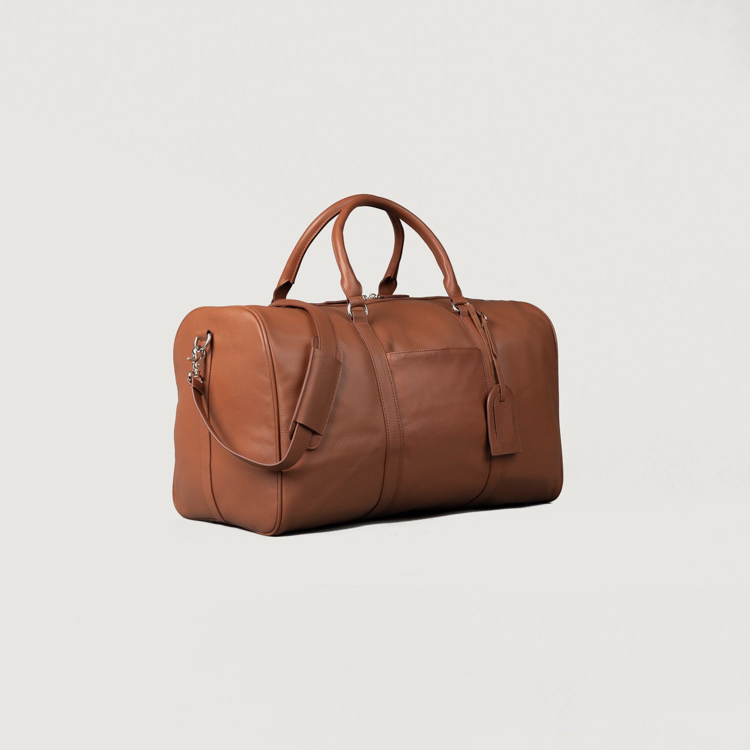 Brown Leather Traveling Bag