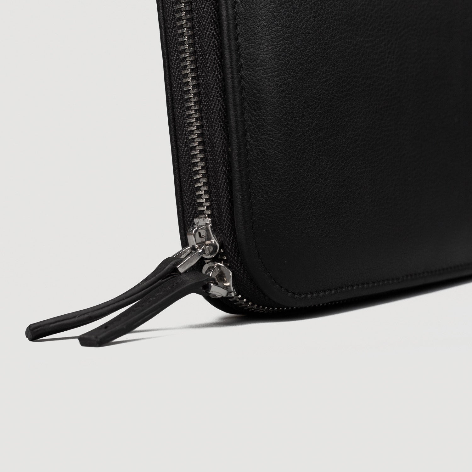 Black Leather Folio Organizer