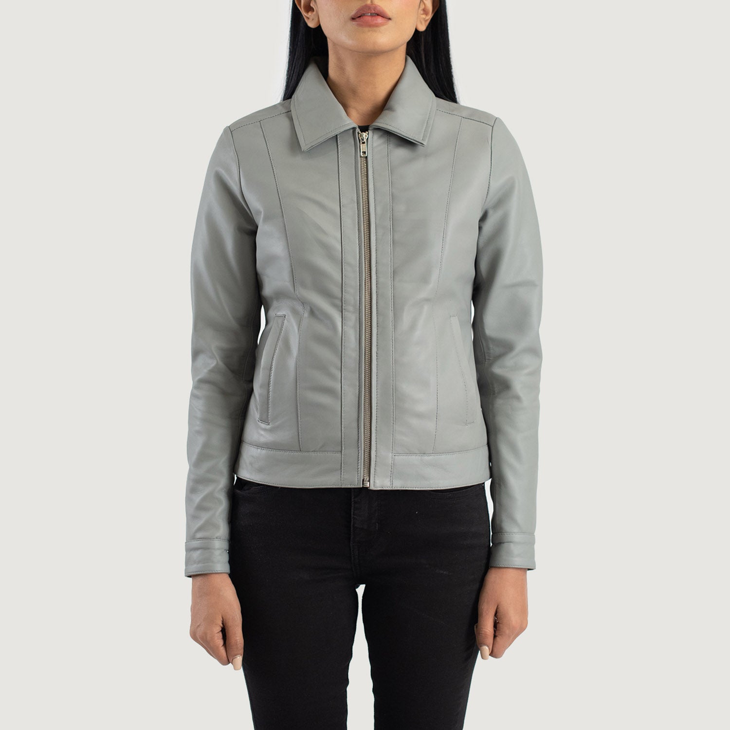 Vixen Classic Collar Leather Jacket