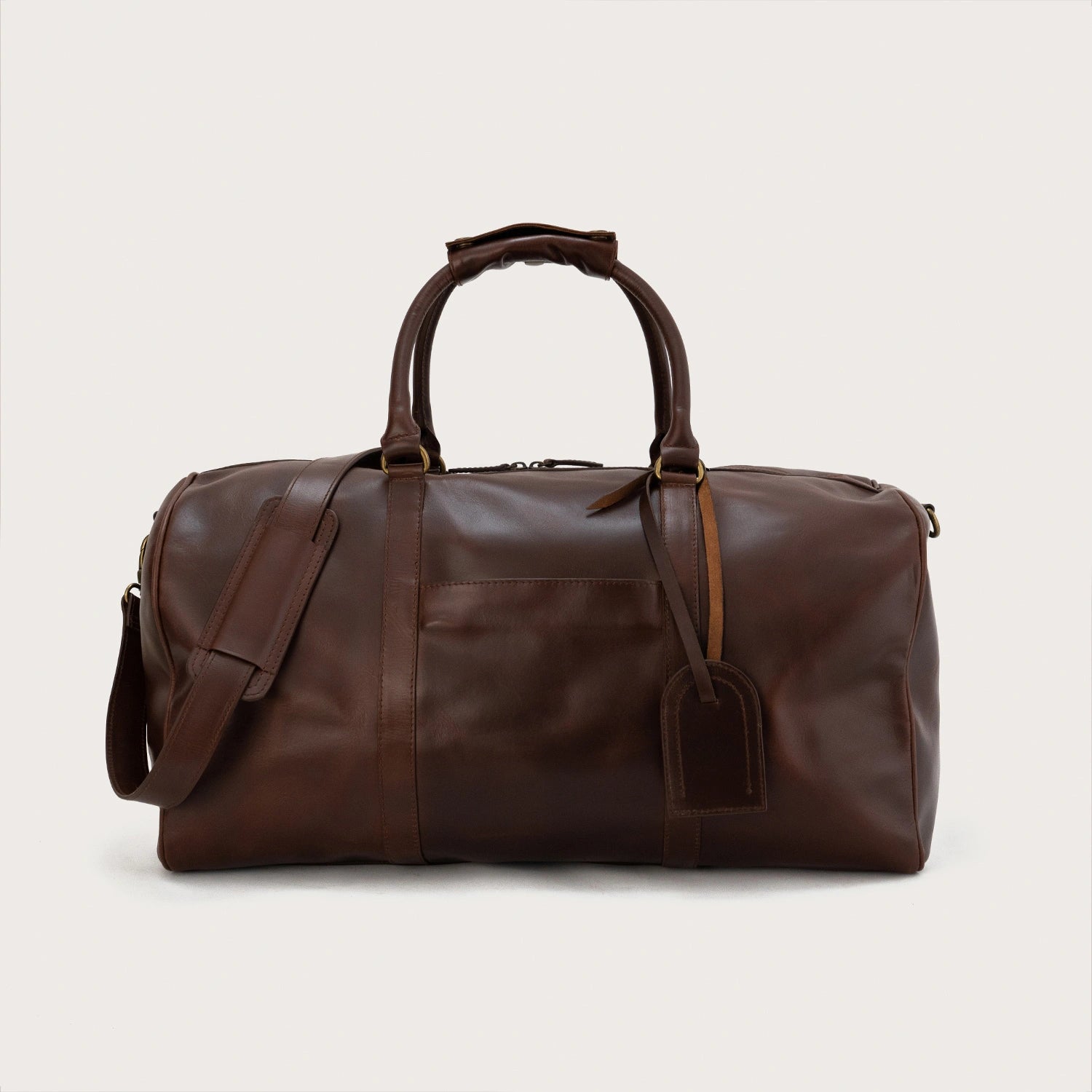Vintage Brown Leather Travelling Bag