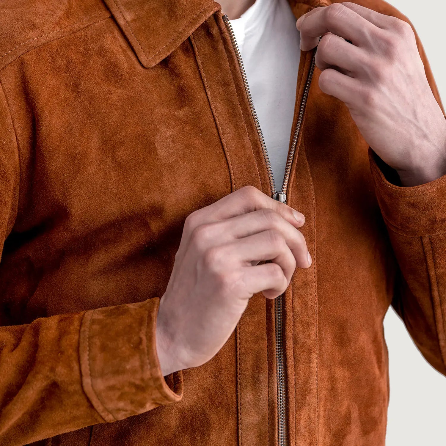 Inferno Suede Leather Jacket