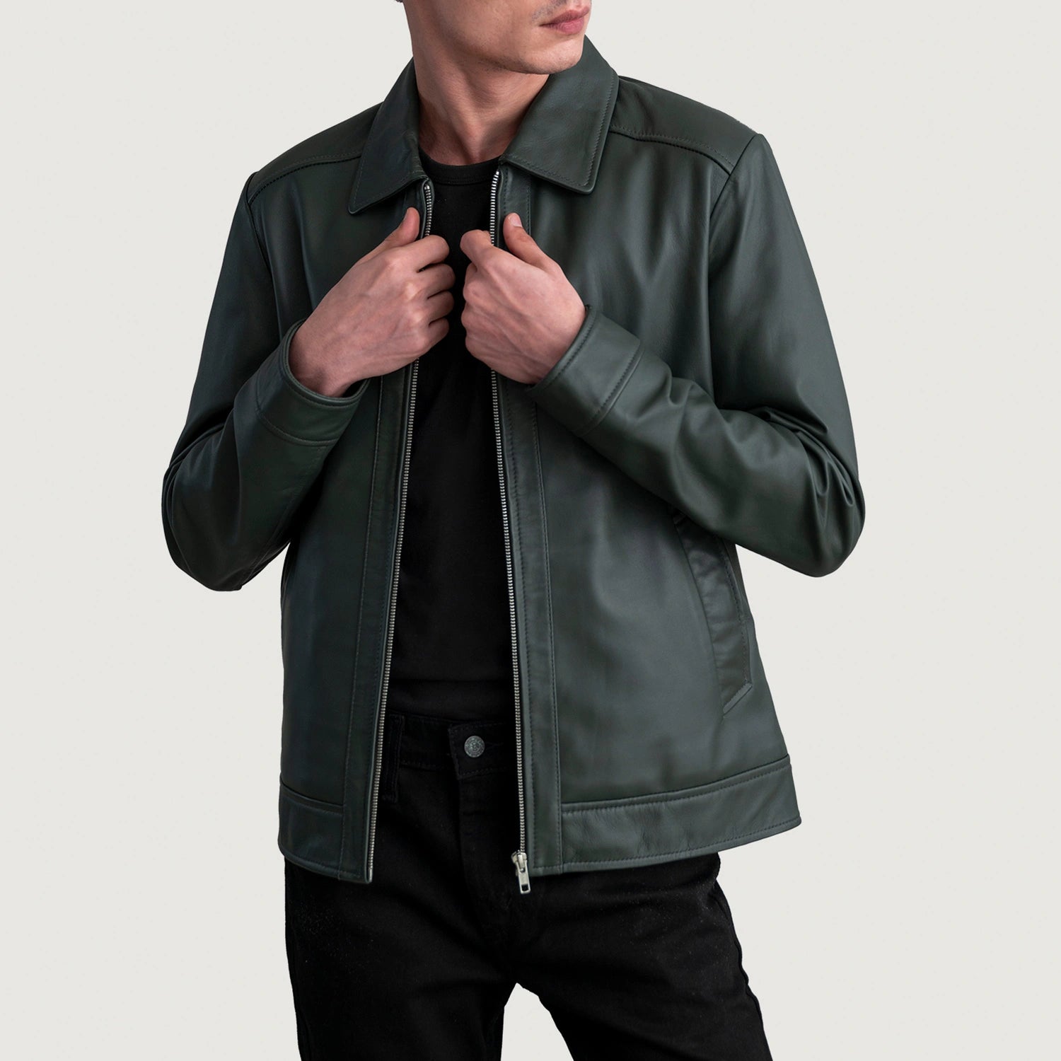 Inferno Leather Biker Jacket