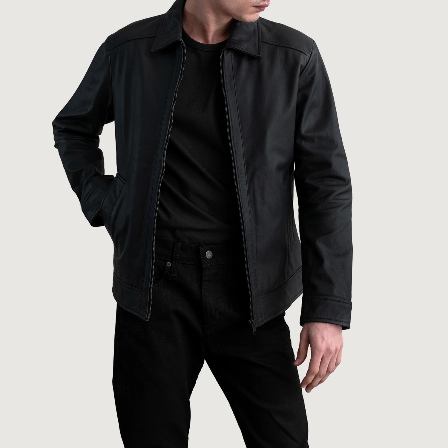 Inferno Leather Biker Jacket