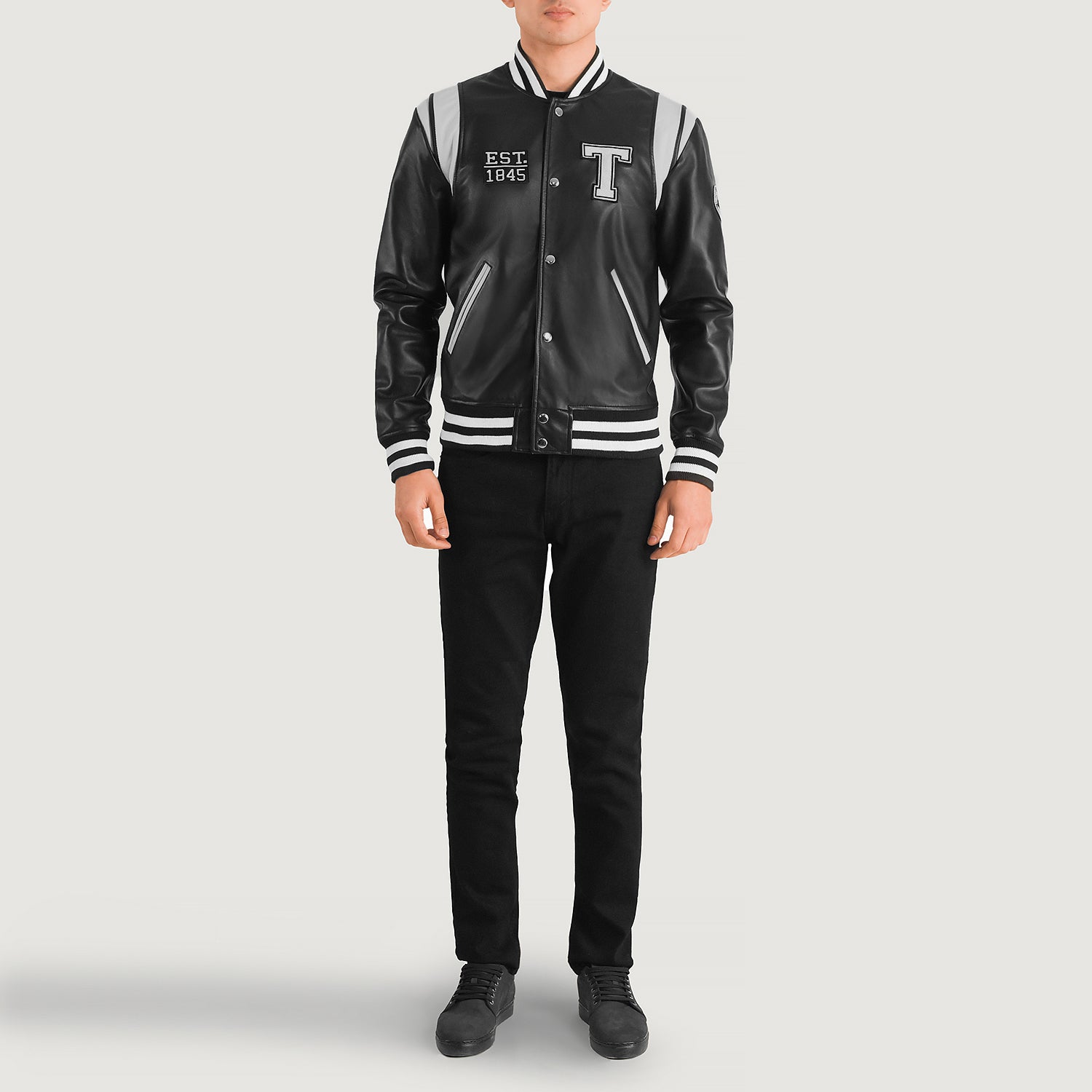 Liberte Leather Varsity Jacket
