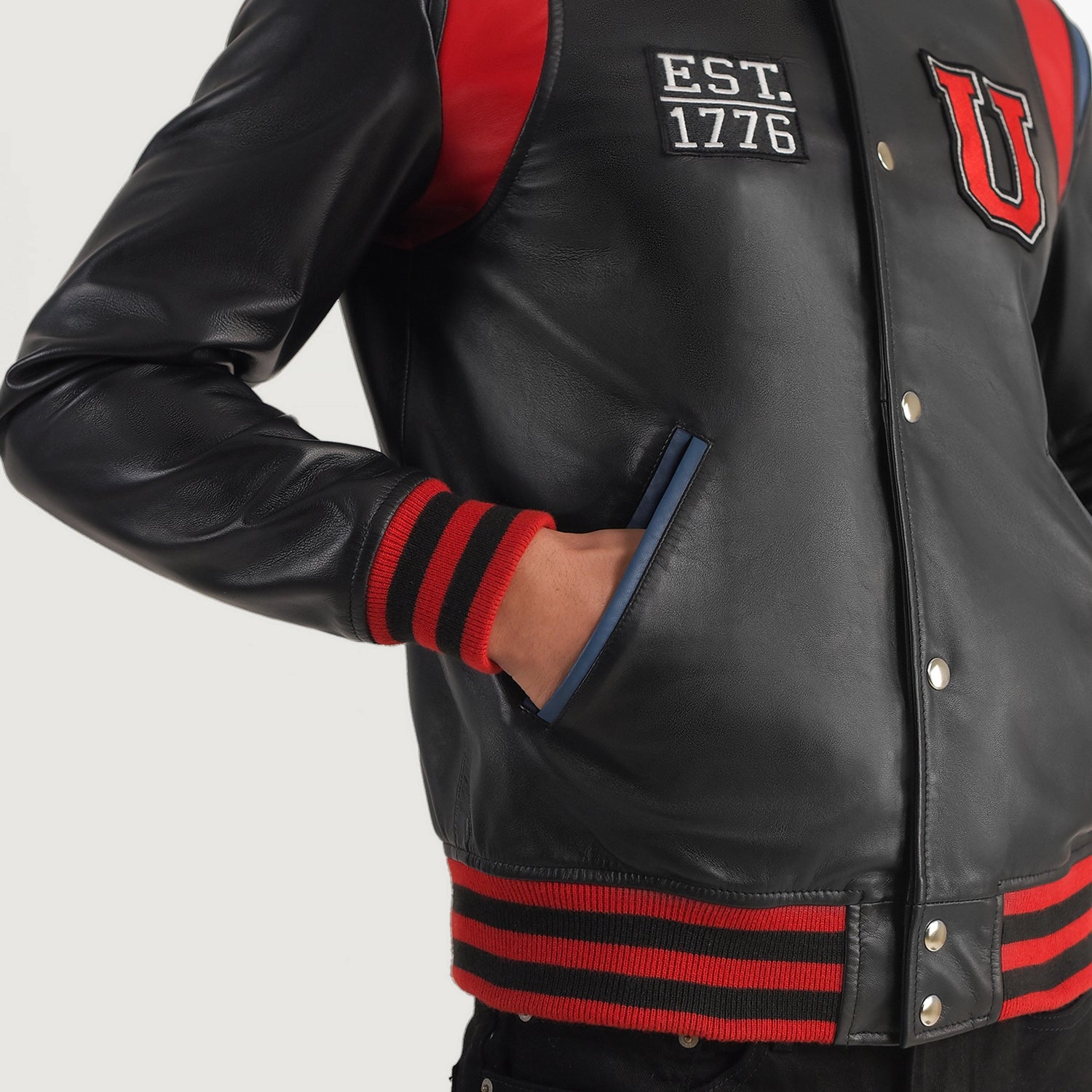 Liberte Leather Varsity Jacket