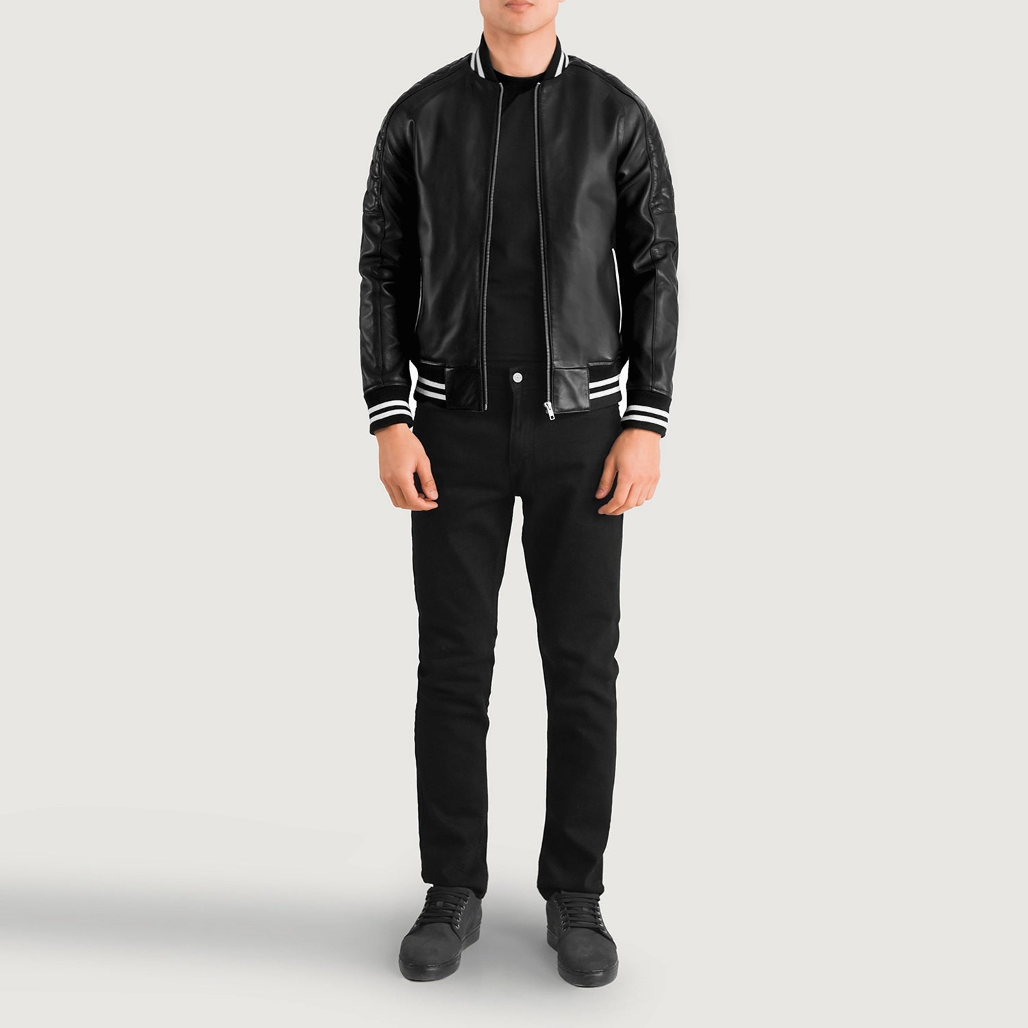 Pascal Leather Varsity Jacket