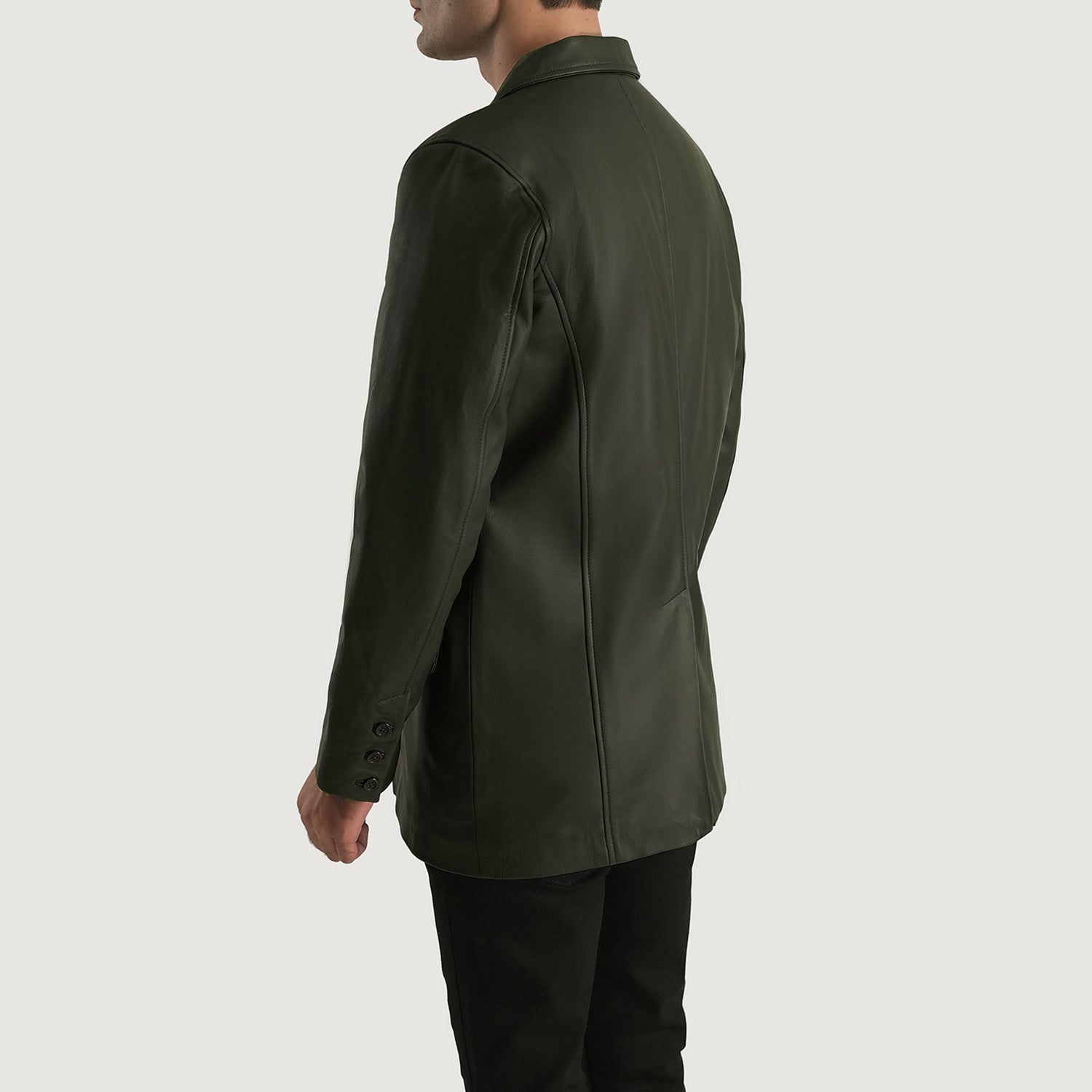 Ray Cutler Leather Blazer