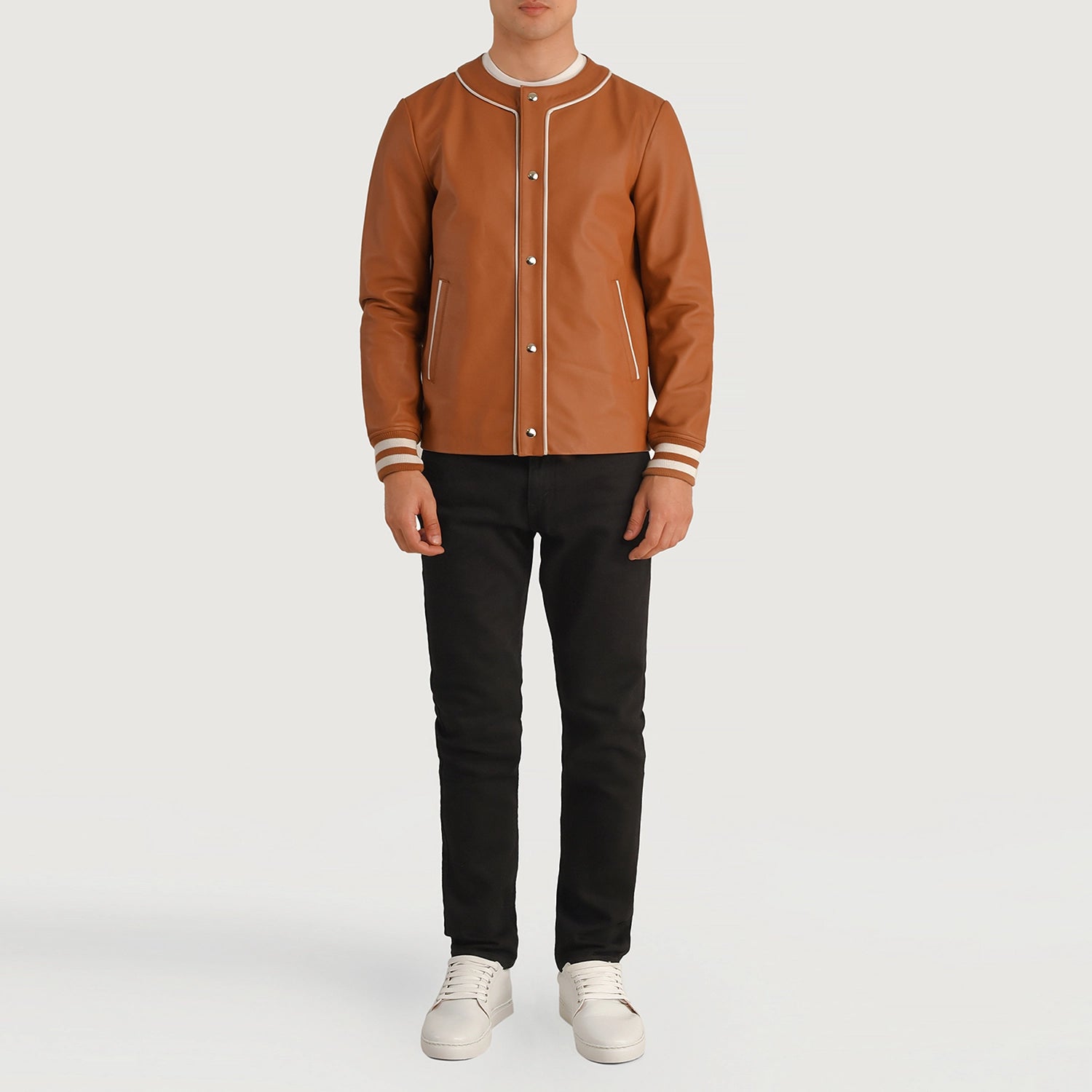 Willis Leather Varsity Jacket