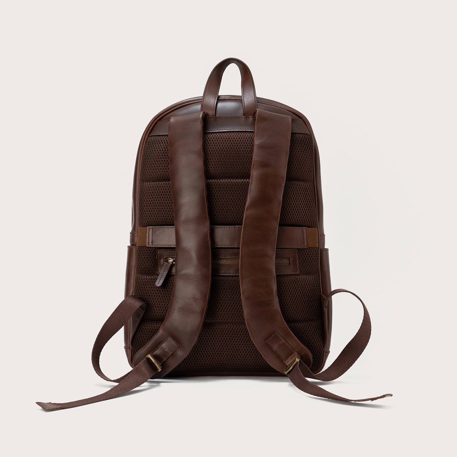 Vintage Brown Leather Backpack