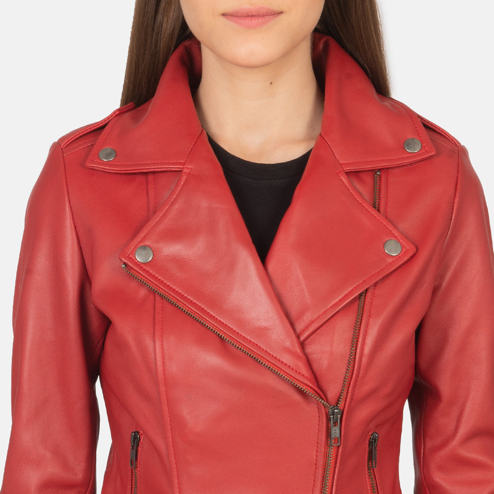 Flashback Leather Biker Jacket