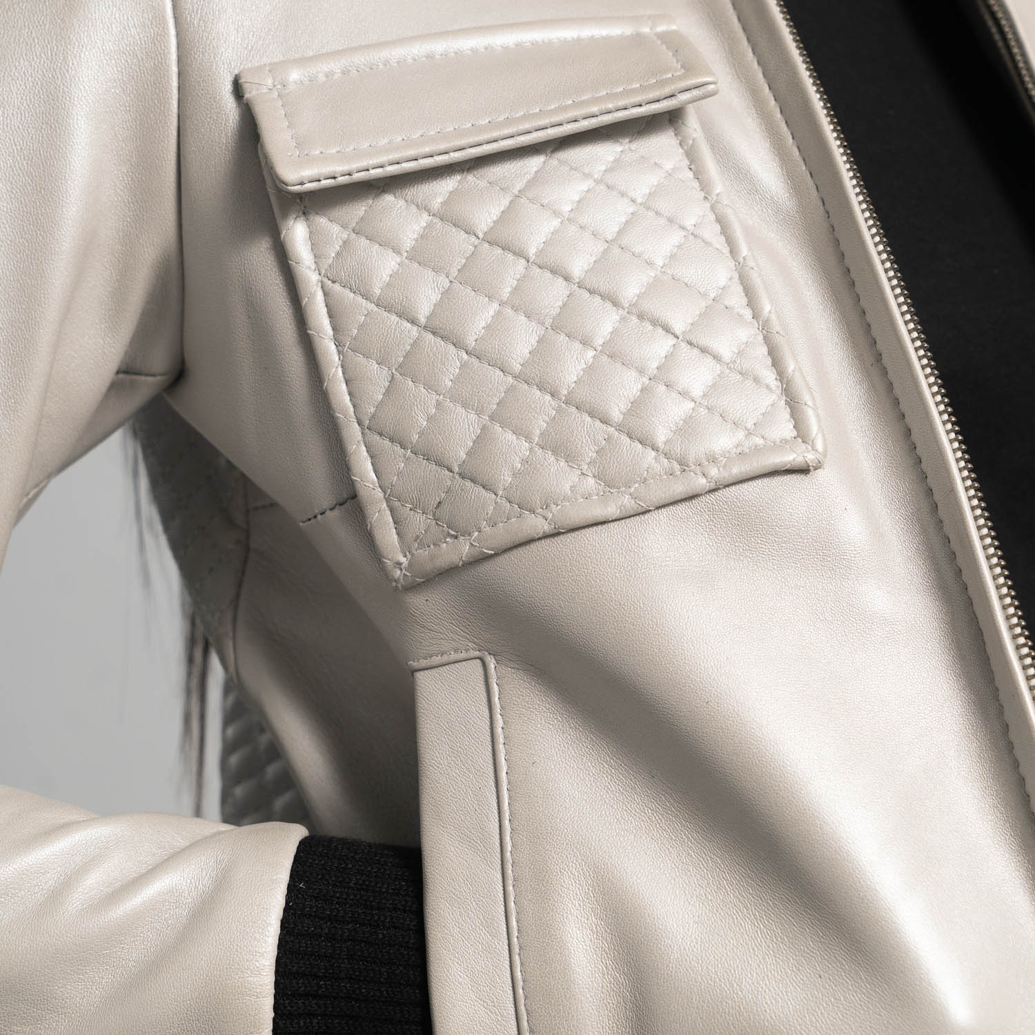 Lana Bomber Leather  Jacket