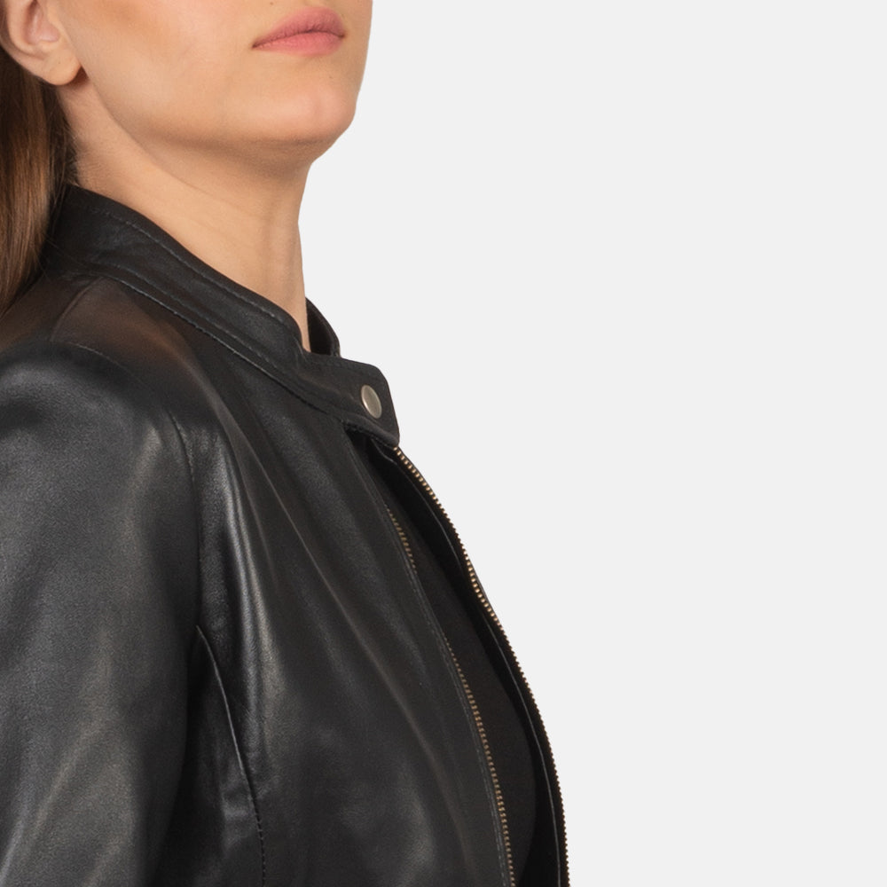 Rave Leather Biker Jacket