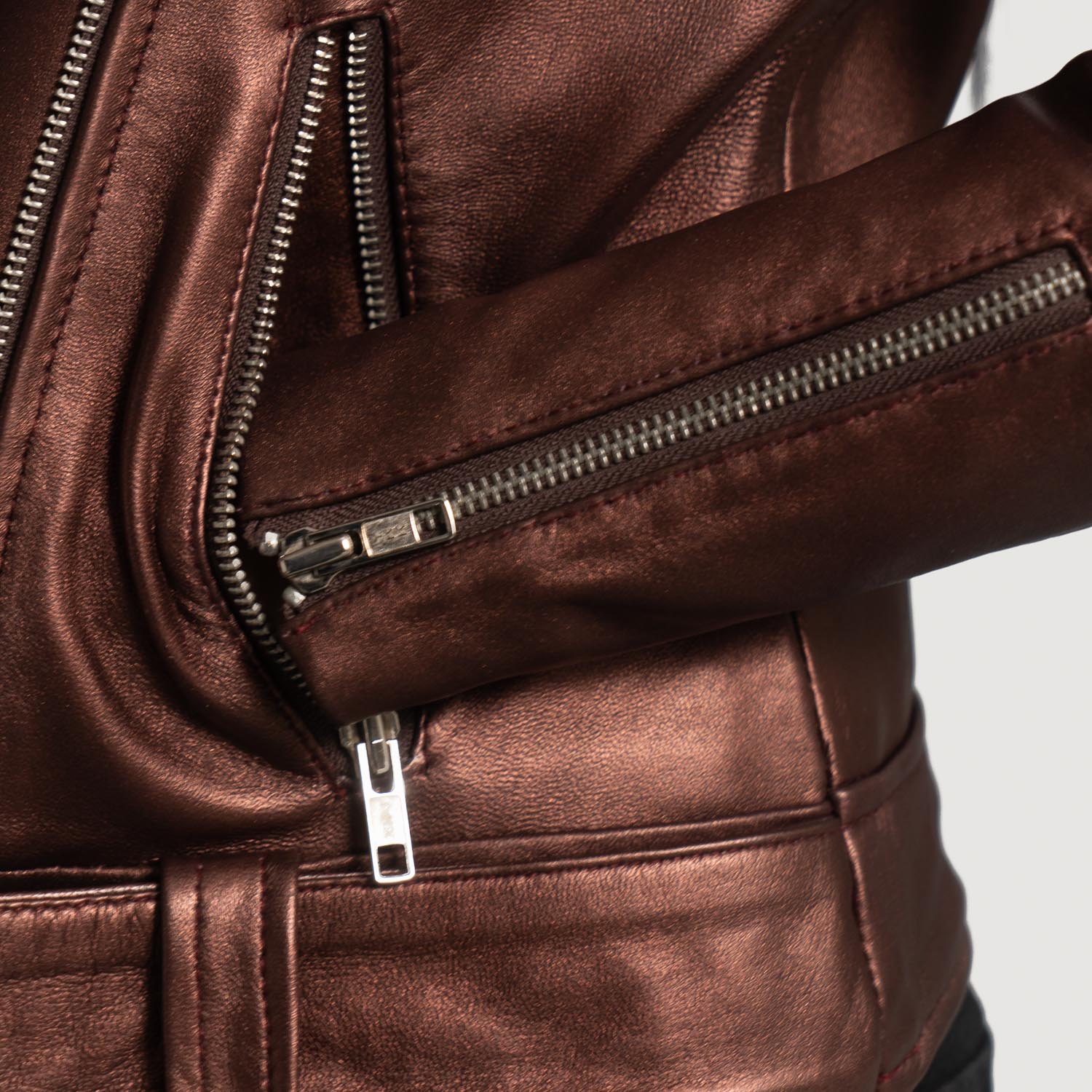 Rumy Leather Biker Jacket