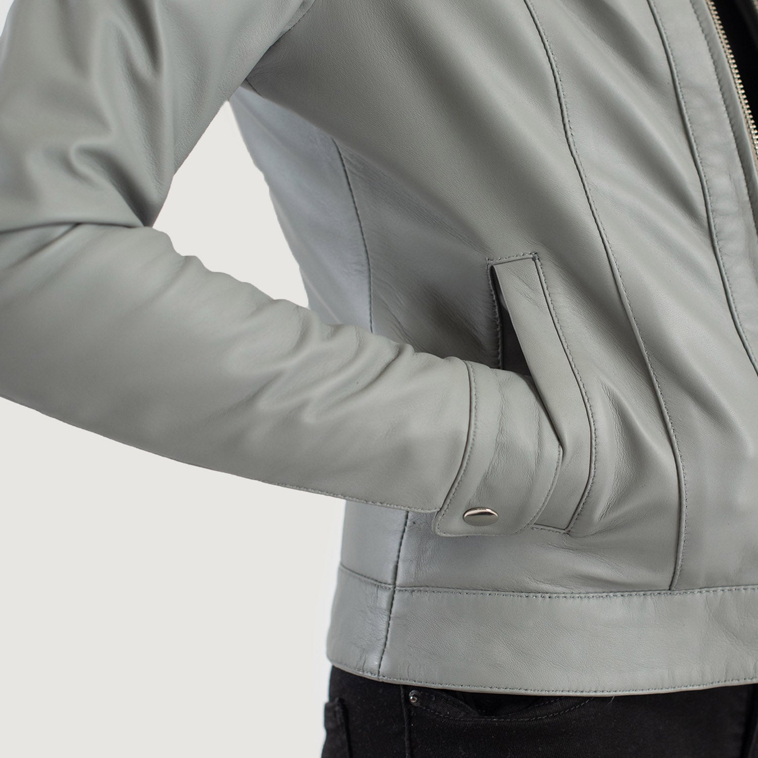 Vixen Classic Collar Leather Jacket