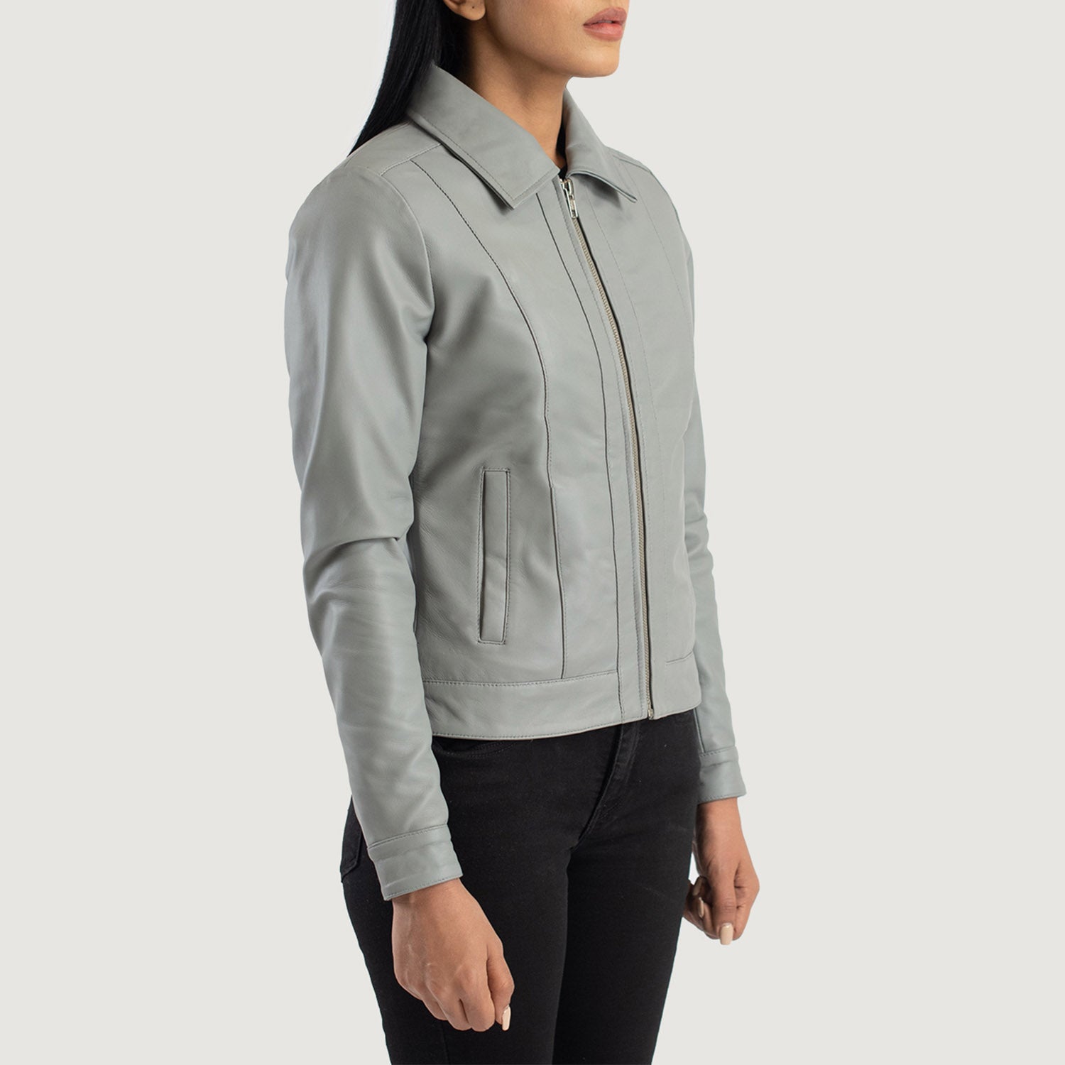 Vixen Classic Collar Leather Jacket