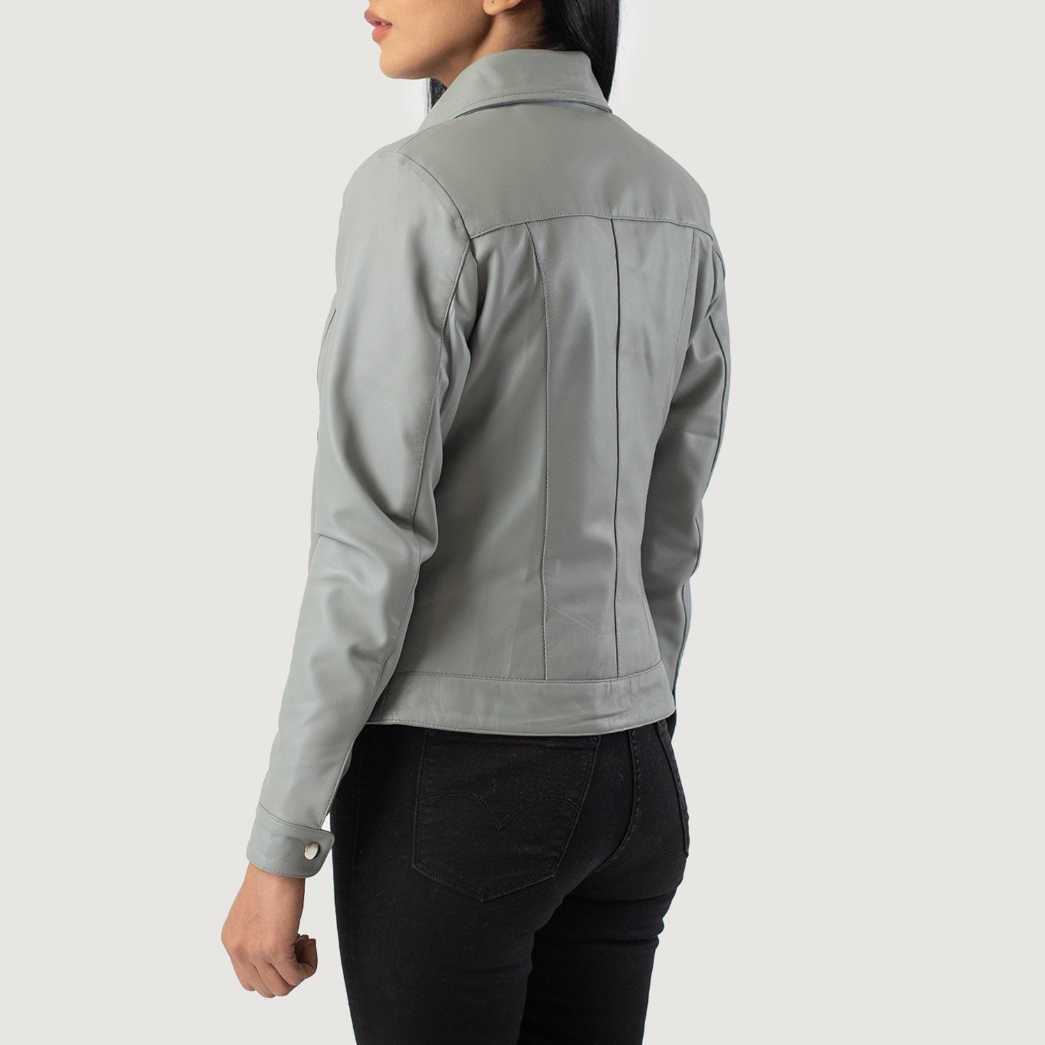 Vixen Classic Collar Leather Jacket