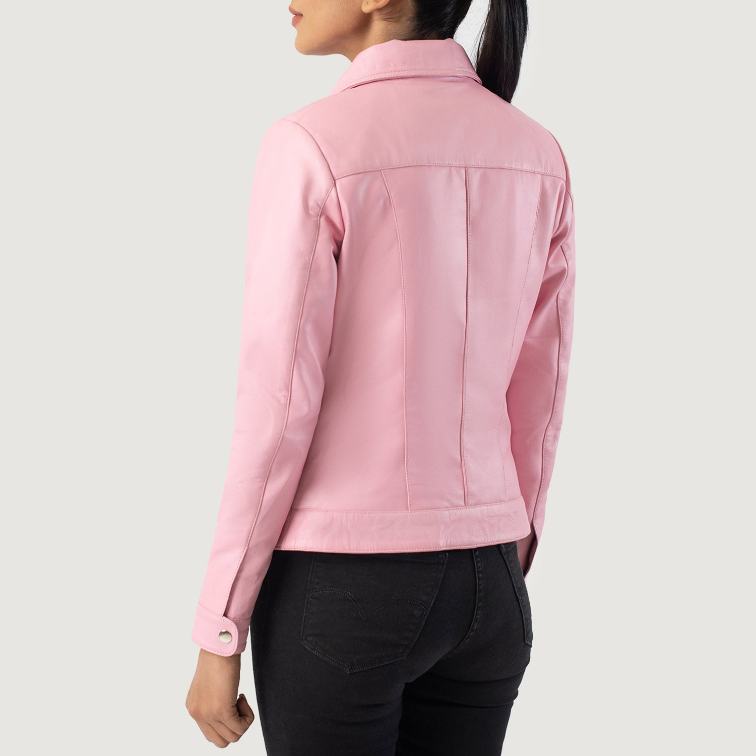 Vixen Classic Collar Leather Jacket